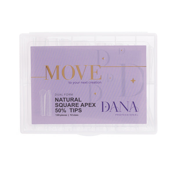 Dana Professional Dual Forms - Natural Square Apex 50% (120pcs)