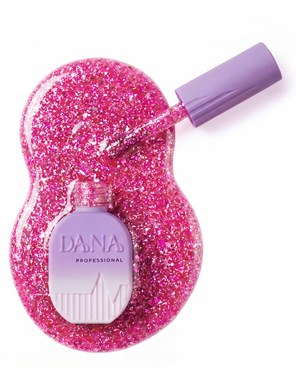 Diamond Gel Polish -  Pink Glitz 07 (10ml)