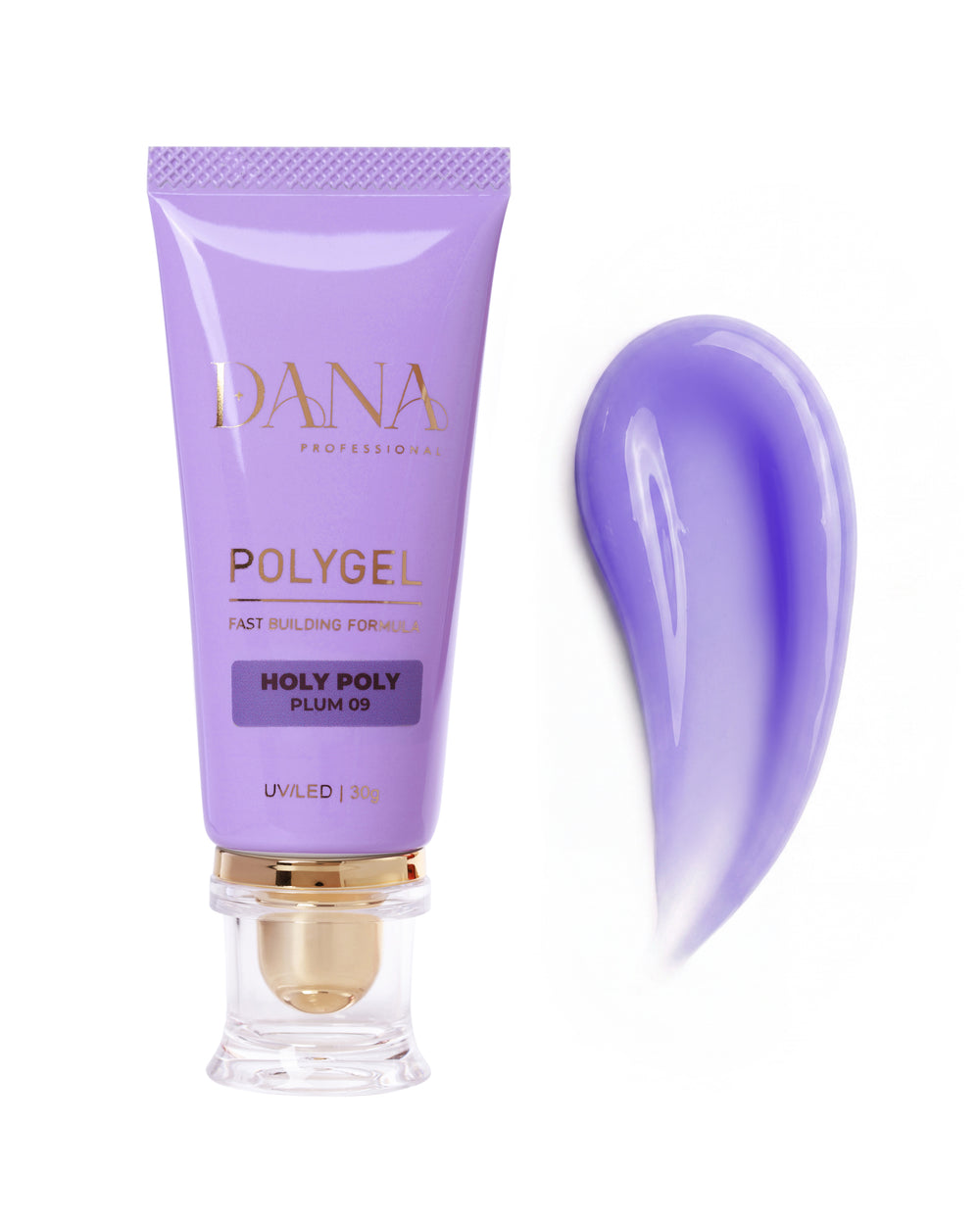 Dana Professional Holy Poly - Plum 09 (30ml)