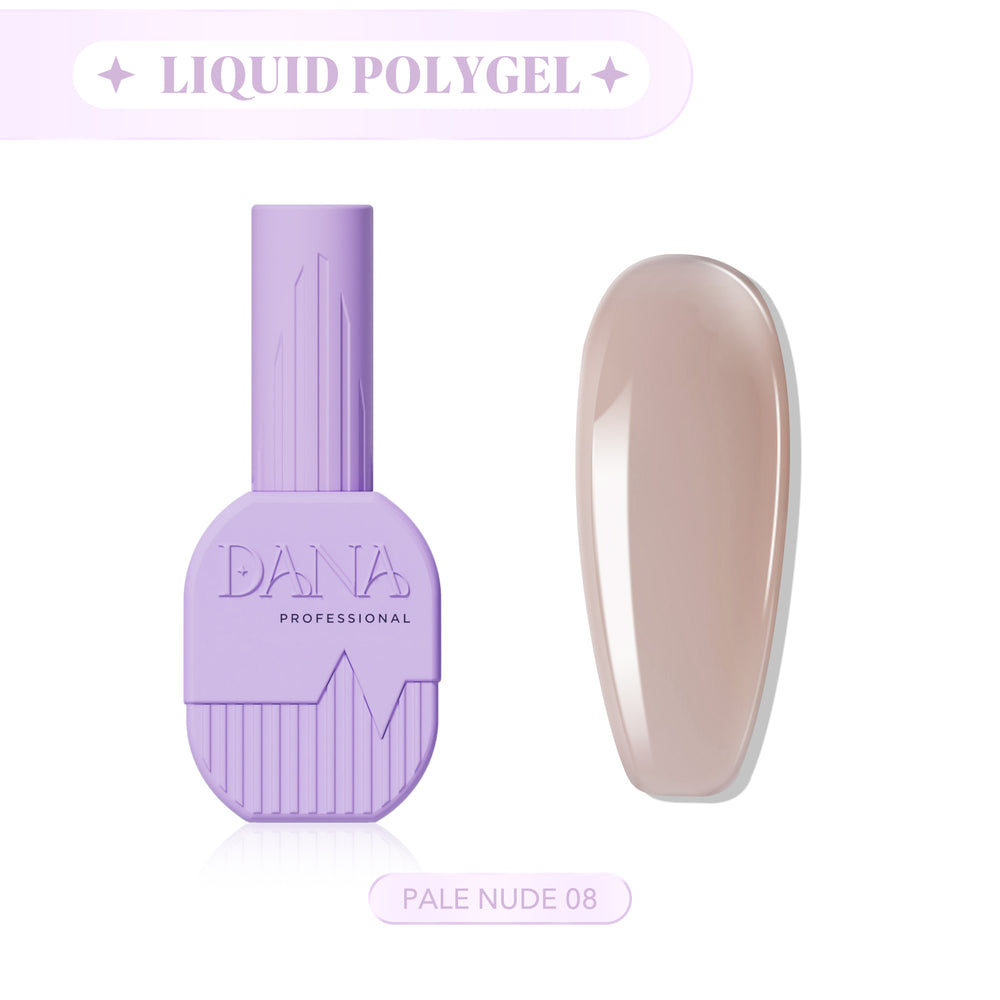 Liquid Polygel - Pale Nude 08 (15ml)