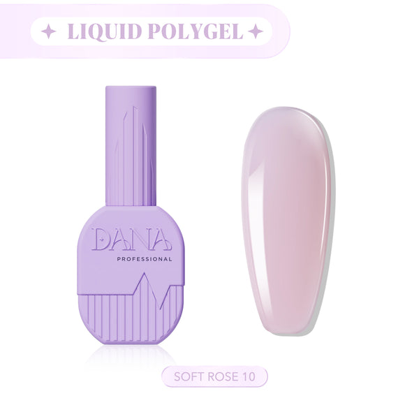 Liquid Polygel - Soft Rose 10 (15ml)