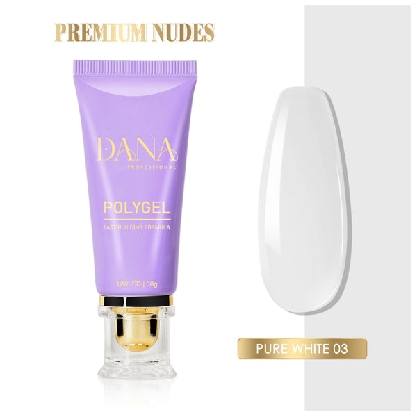 Polygel Premium Nudes - Pure White 03 (30ml)