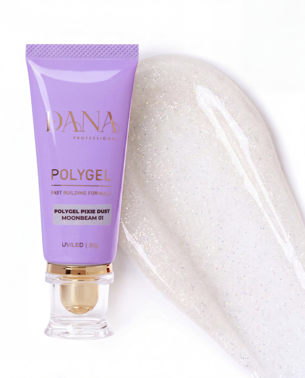 Dana Professional Polygel Pixie Dust - Moonbeam 01 (30ml)