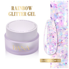 Rainbow Glitter Gel - Glitz & Glow 02 (30ml)