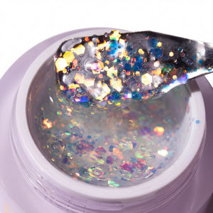 Rainbow Glitter Gel - Confetti Pop 01 (30ml) texture