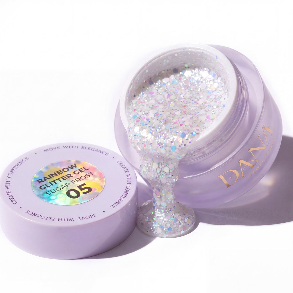 Rainbow Glitter Gel - Sugar Frost 05 (30ml)