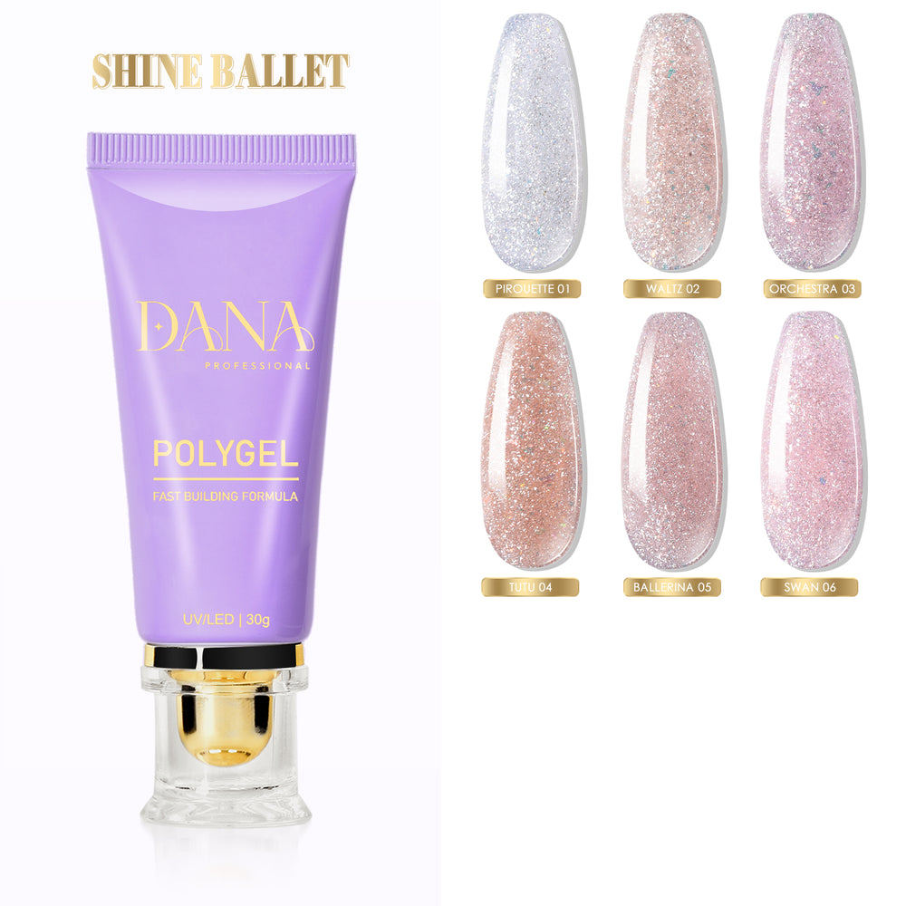Polygel Shine Ballet - Swan 06 (30ml)