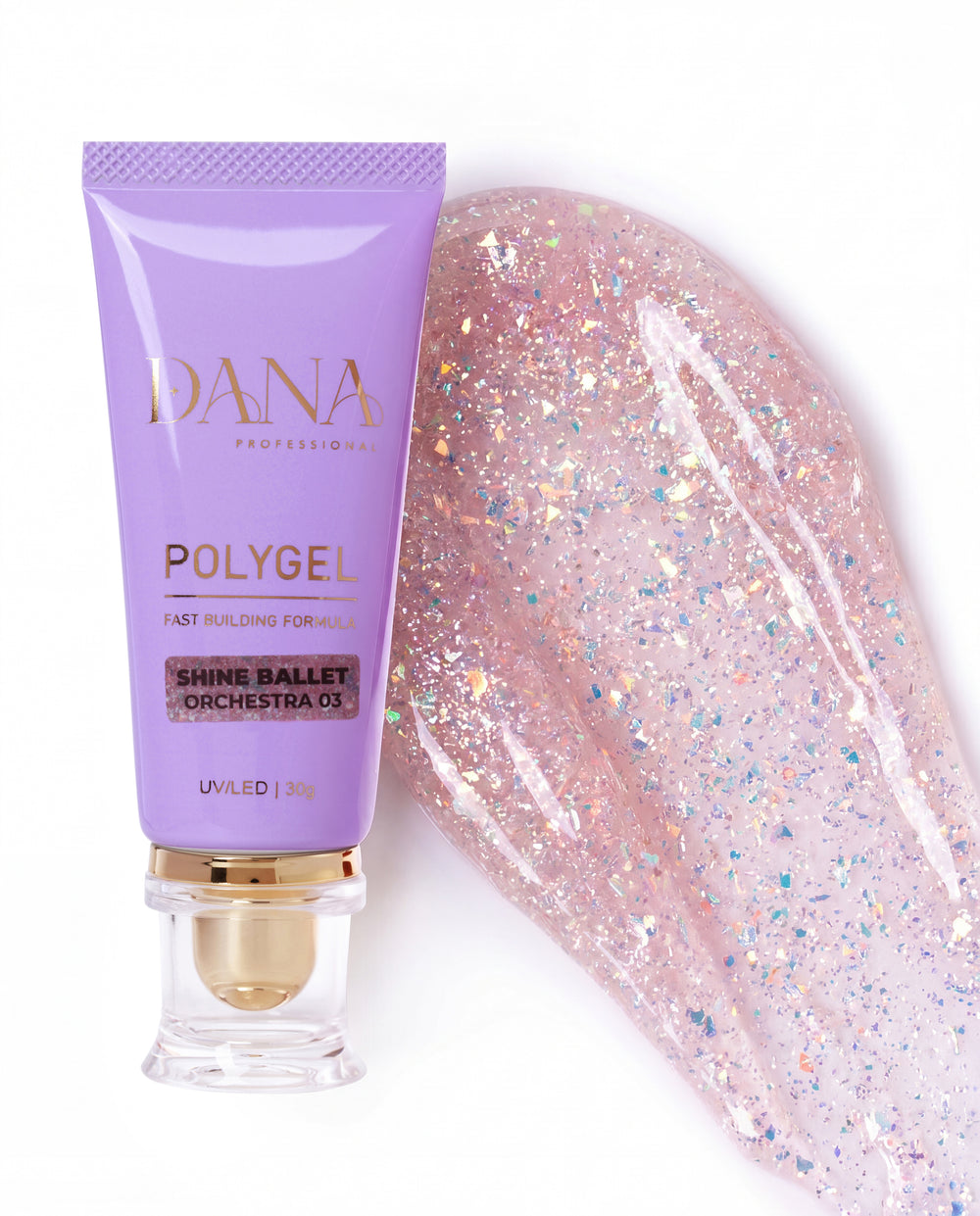 Dana Professional Polygel Shine Ballet - Orchestra 03 (30ml)