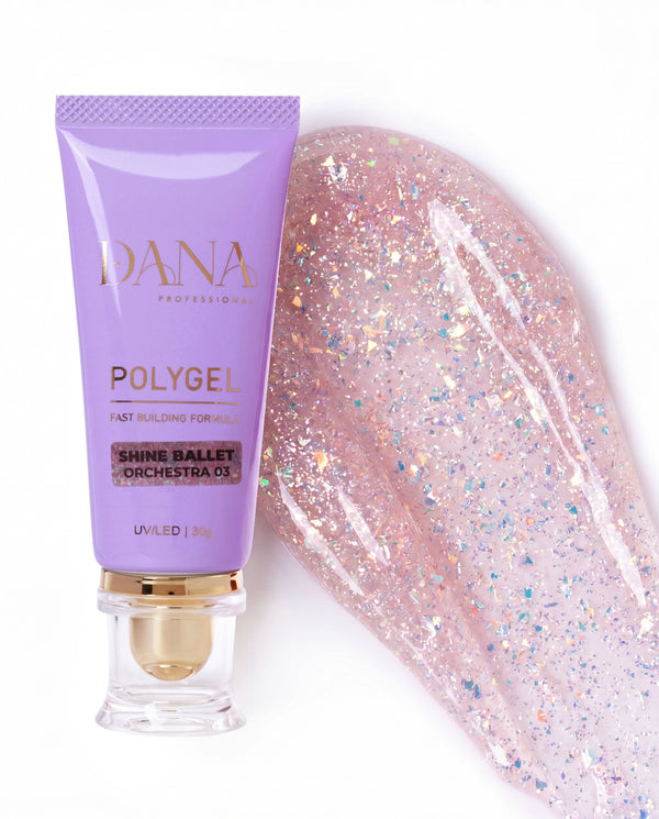 Dana Professional Polygel Shine Ballet - Orchestra 03 (30ml)