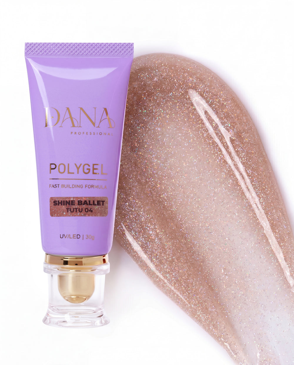 Dana Professional Polygel Shine Ballet - Tutu 04 (30ml)
