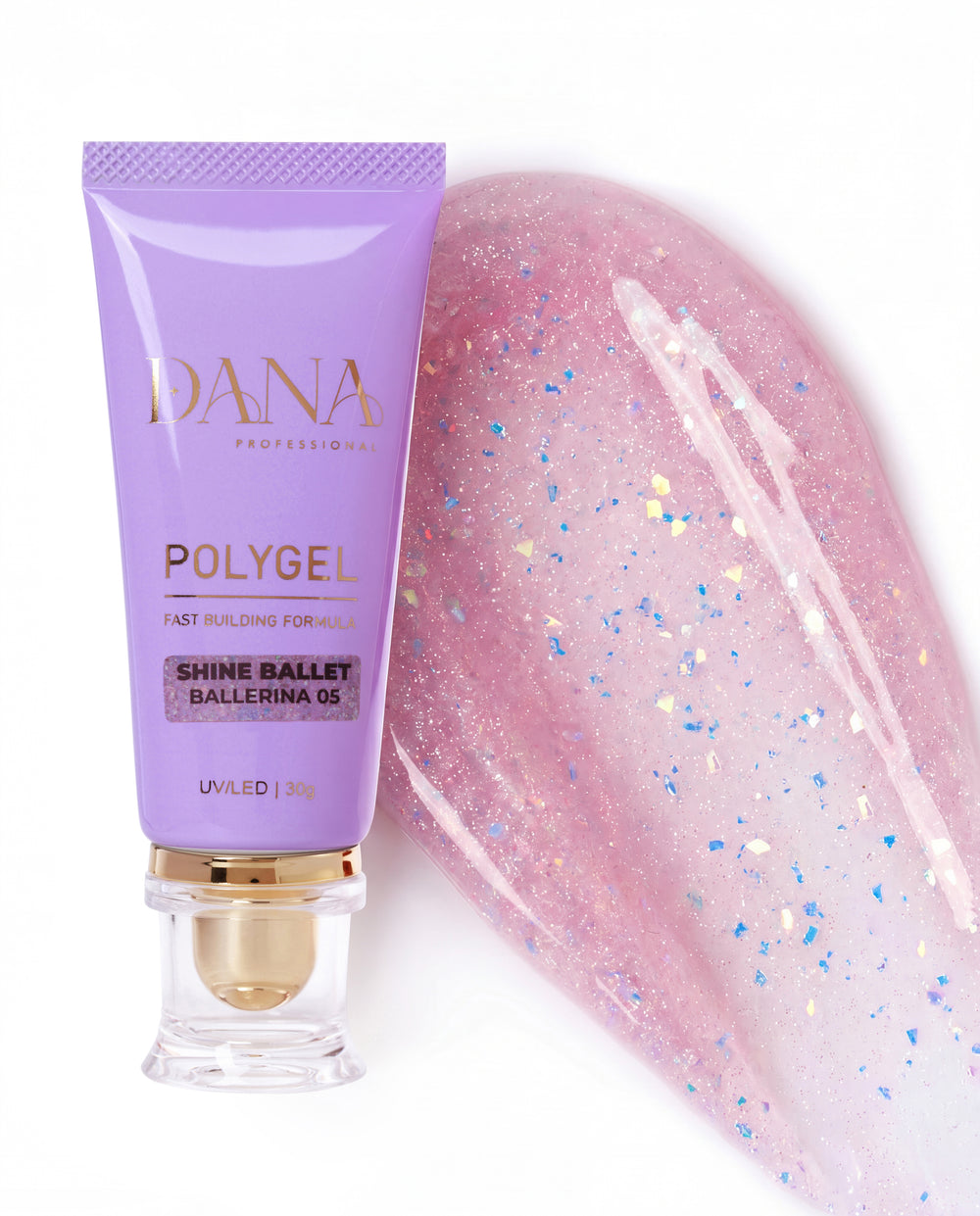 Dana Professional Polygel Shine Ballet - Ballerina 05 (30ml)