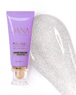 Dana Professional Polygel Shine Ballet - Swan 06 (30ml)