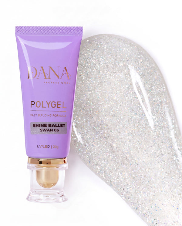 Dana Professional Polygel Shine Ballet - Swan 06 (30ml)