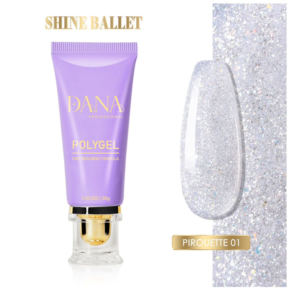 Polygel Shine Ballet - Pirouette 01 (30ml)